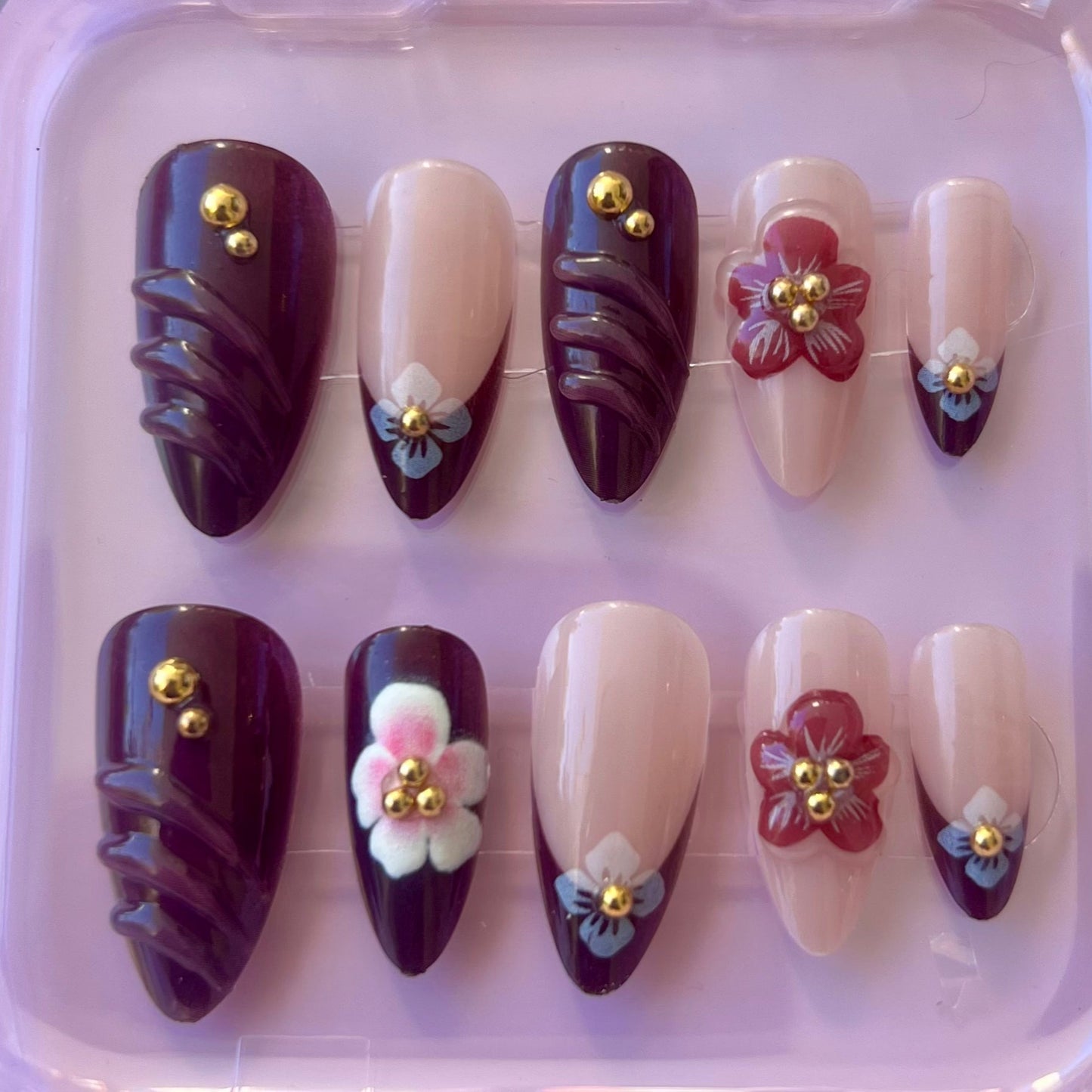 Press-On Nails – Mystic Violet 💜🪻