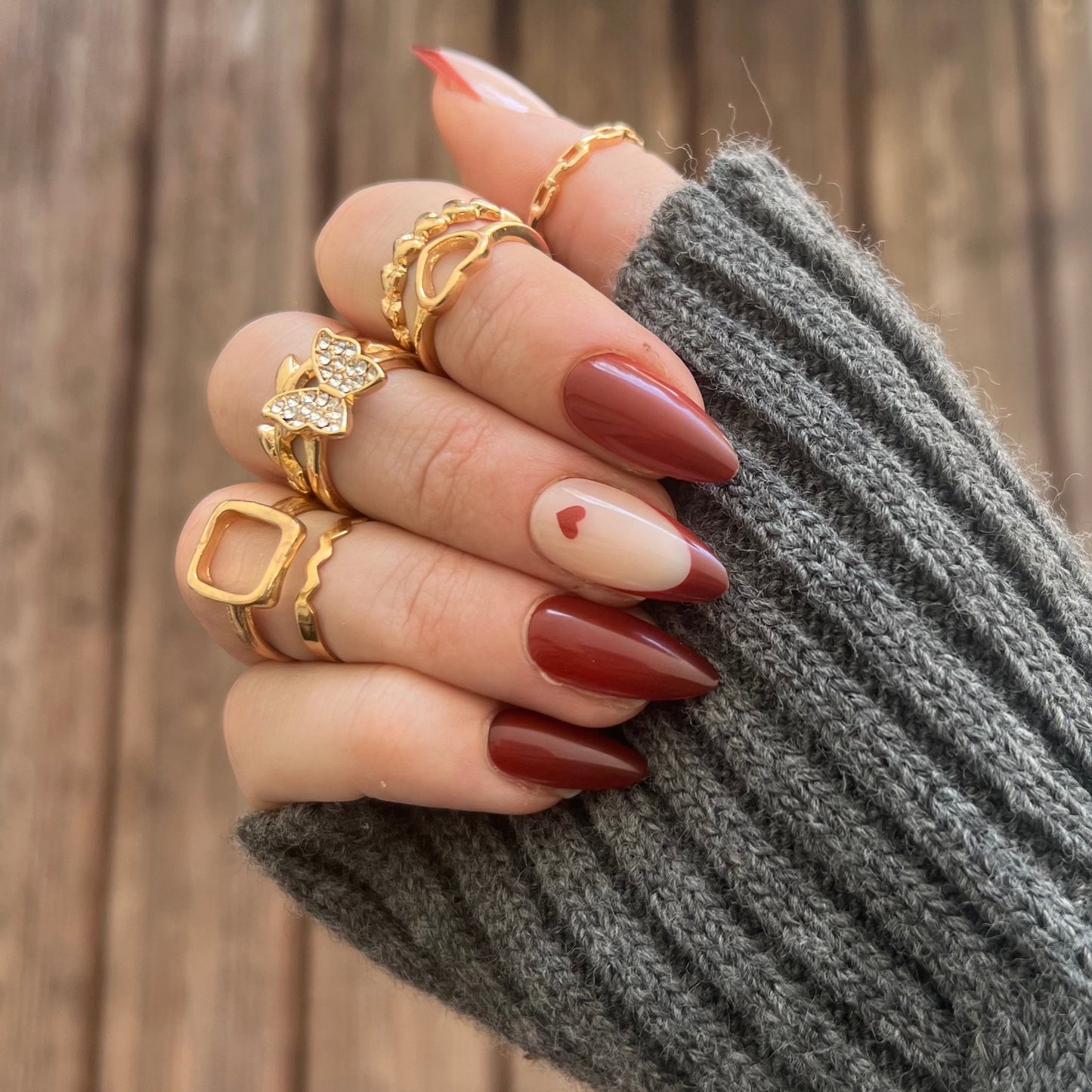Press-On Nails – Rouge Passion ❤️🔥